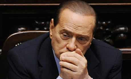 Silvio Berlusconi in parliament