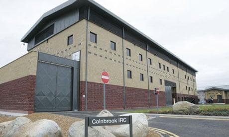 Colnbrook detention centre, London