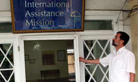 Dirk Frans, director of the International Assistance Mission (IAM) at his office in Kabul