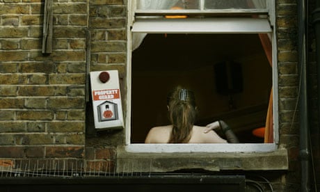 A sex worker in Soho, London