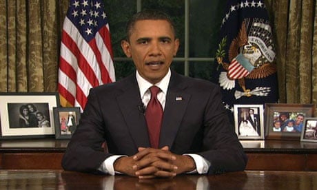 Obama's Iraq address | Michael Tomasky | The Guardian