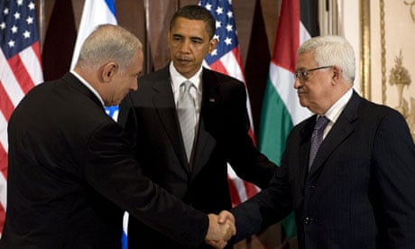 Binyamin Netanyahu, Barack Obama, Mahmoud Abbas