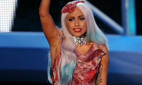 Lady Gaga's meat dress to be turned into jerky | Lady Gaga | The Guardian Lady Gaga's meat dress to be turned into jerky | Lady Gaga | The Guardian