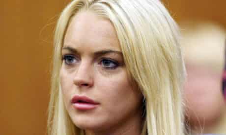 Lindsay Lohan during a court hearing in July