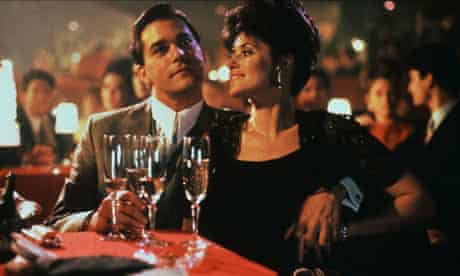 Ray Liotta and Lorraine Bracco as Henry and Karen Hill in Martin Scorsese's original Goodfellas film