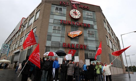 Tunnock's factory strike