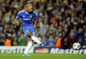 Champions League: Nicolas Anelka scores a penalty against Marseille to make it 2-0