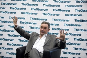 Labour party conference:  Jon Cruddas during The Observer debate with Andrew Rawnsley
