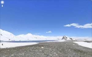 Google Streetview Global: Google streetview - Landscape, Half Moon Bay, Antarctica