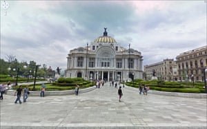 Google Streetview Global: Google streetview - Palacio de Bellas Artes, Mexico City, Mexico