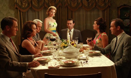 Mad Men: Betty and Don Draper throw a dinner party