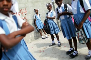 24 hours in pictures: L'ecole Nationale Filles de Marie In Haiti