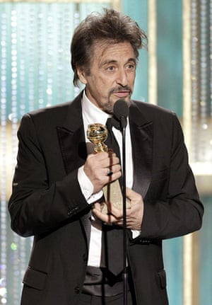 Golden Globes film: Al Pacino accepts his award for best actor