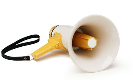 A megaphone