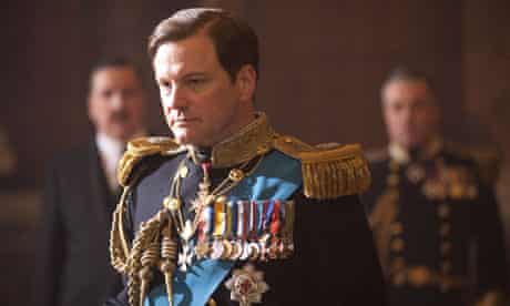 COLIN FIRTH as Bertie (King George VI) in THE KING'S SPEECH. 
