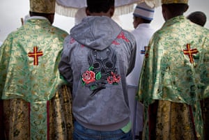 Orthodox epiphany: Christian Orthodox pilgrims attend a traditional Epiphany ceremon