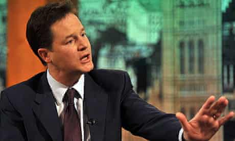 Nick Clegg on the Andrew Marr Show