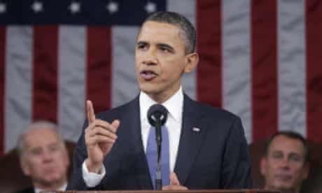 Barack Obama delivers his State of the Union address