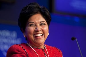 Women of Davos: Indra Nooyi, chairman and chief executive officer of PepsiCo Inc