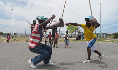 Xhosa stick fighting, Eastern Cape, South Africa, Stock Photo