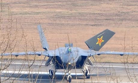 Photos leaked online appear to show a prototype of China's J-20 stealth fighter jet