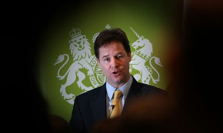 Nick Clegg delivers a speech on civil liberties