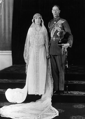 The history of lace: The wedding of the Duke of York and Lady Elizabeth Bowes Lyon, 1923