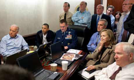 Cold and calculating: Obama directs the assassination of Osama bin Laden.