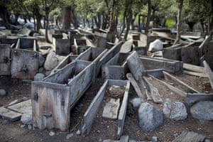 Kalash valley, Pakistan: Kalash graveyard