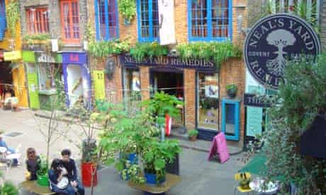 The original shop in Neal's Yard, Covent Garden