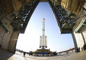 Month in space: China Space Station : the Long March II-F rocket