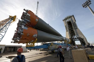 Soyuz VS01: Soyuz VS01 Prepared for Launch