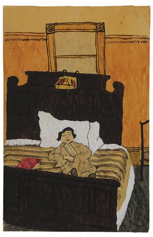 Exchanging Hats book: Sleeping Figure, a painting by Elizabeth Bishop