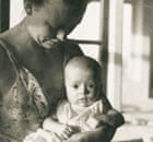 John Vidal as baby in mother's arms