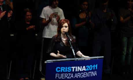 Cristina Kirchner, Argentinian presidential candidate 