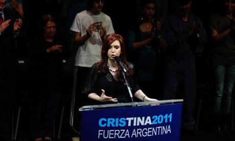Cristina Kirchner, Argentinian presidential candidate 