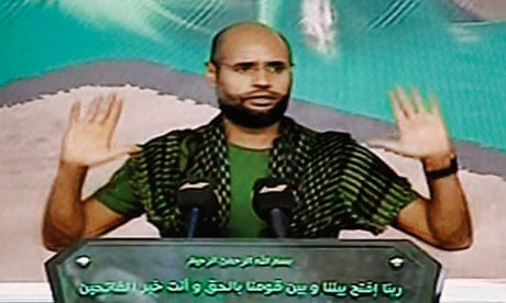 Saif al-Islam Gaddafi on Libyan TV