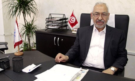 An-Nahda party leader Rachid Ghannouchi