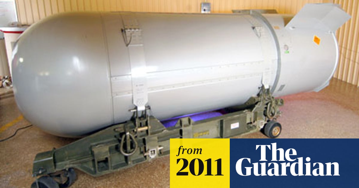 Biggest Us Nuclear Bomb Dismantled In Texas Nuclear Weapons The Guardian