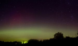northern lights: A 27 September picture of the northern lights over Hines, Minnesota