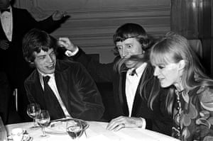Jimmy Saville: Jimmy with Mick Jagger and Marianne Faithfull in 1967