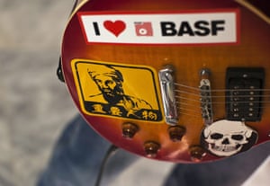 FTA: Ahmad Masood: A picture of Osama bin Laden on a guitar belonging to an Afghan musician 
