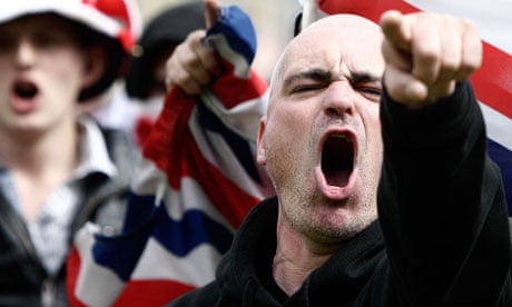 An English Defence League rally in Bradford