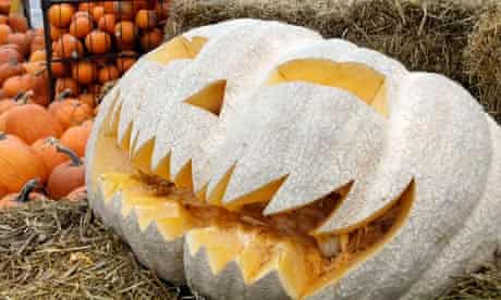Carved Halloween pumpkin
