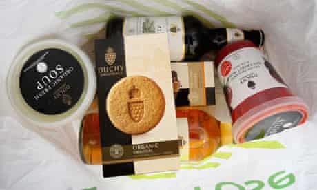 Duchy Originals products in Waitrose bag