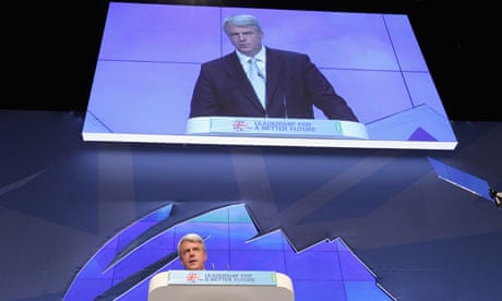 Andrew Lansley at Conservative Party Conference 