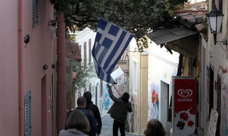 Greek flag Petros Giannakouris