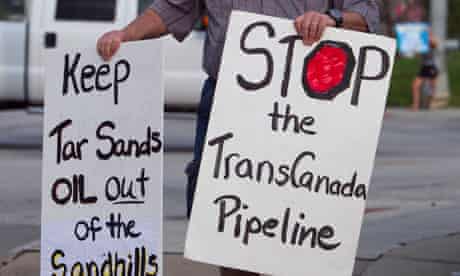 Keystone XL oil pipeline protests