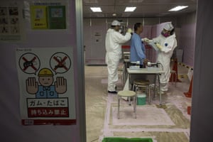Inside Fukushima: Radiation screening