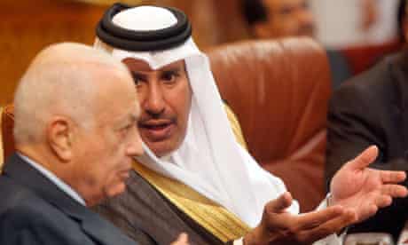 Qatari prime minister Sheikh Hamad bin Jassem bin Jabr al-Thani